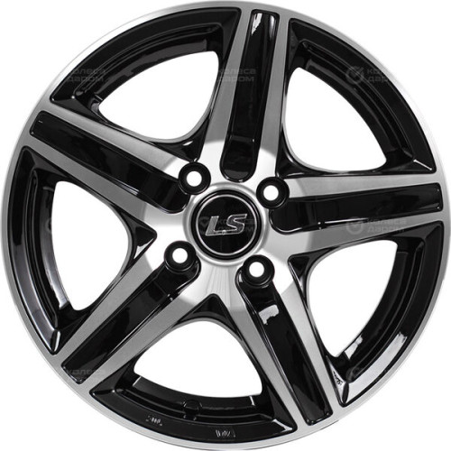 Колесный диск LS LS 321 7xR17 4x100 ET40 DIA60.1 черный полностью полированный