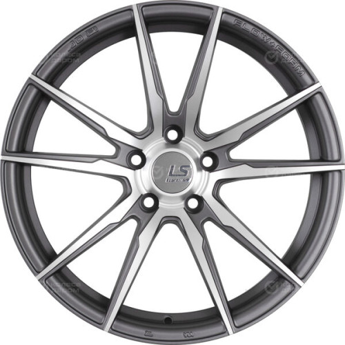 Колесный диск LS FlowForming LS RC35 8xR18 5x112 ET40 DIA66.6 темно-серый матовый ,частично полированный