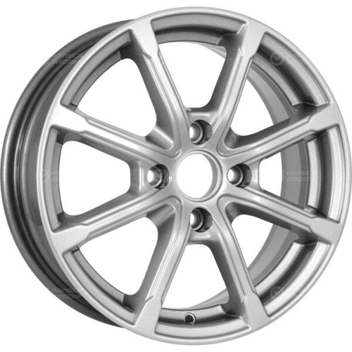 Колесный диск Carwel Бета 114 6xR15 4x100 ET45 DIA67.1 темно-серебристый