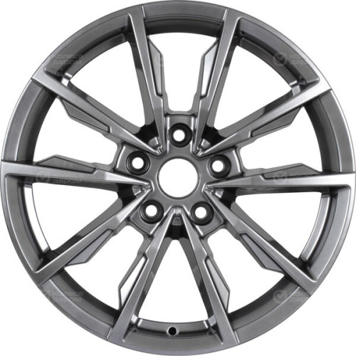 Колесный диск КиК Меренге 7.5xR17 5x114.3 ET45 DIA67.1 темно-серебристый
