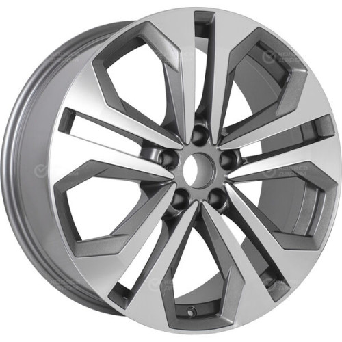 Колесный диск Replay A203 8.5xR19 5x112 ET28 DIA66.6 глянцевый темно-серый с полированной лицевой частью