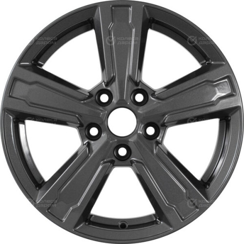 Колесный диск КиК Оклахома 6.5xR16 5x114.3 ET50 DIA67.1 насыщенный темно-серый полностью полированный