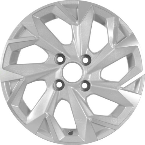 Колесный диск KHOMEN KHW1402 (14_ZV Datsun on-DO/Granta) 5.5xR14 4x98 ET35 DIA58.5 серебристый с полировкой