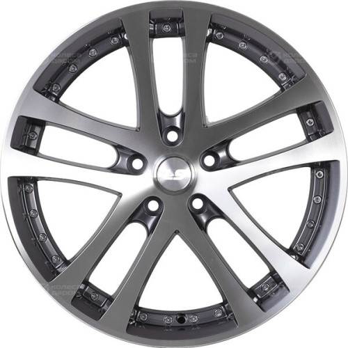 Колесный диск LS LS 919 8xR18 5x112 ET35 DIA73.1 насыщенный темно-серый полностью полированный