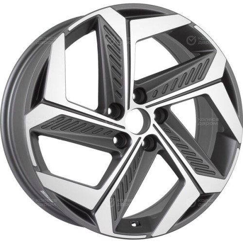 Колесный диск Replay HND352 7.5xR19 5x114.3 ET49.5 DIA67.1 темно-серый матовый ,частично полированный