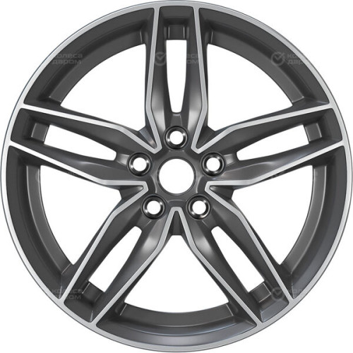 Колесный диск Replay A102 9xR22 5x112 ET33 DIA66.6 темно-серый матовый ,частично полированный