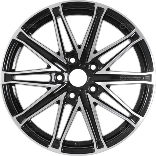 Колесный диск iFree Виар 6.5xR17 5x114.3 ET40 DIA66.1 чёрный глянцевый с полированной лицевой частью