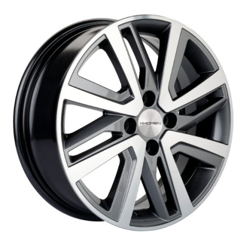 Легковой диск Khomen Wheels KHW1609 6x16 4x100 ET46 54,1 Gray-FP