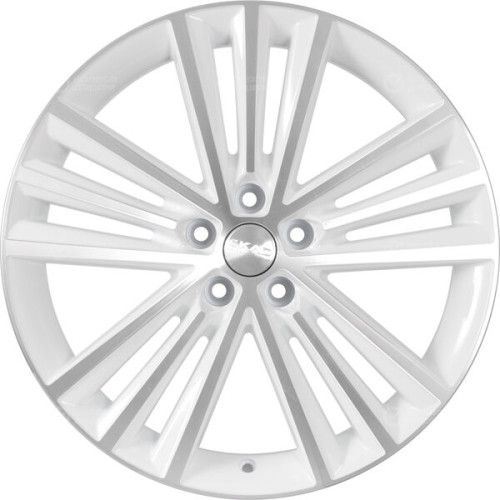 Колесный диск СКАД Манчестер 7.5xR19 5x108 ET45 DIA63.35 белый с полированной лицевой частью