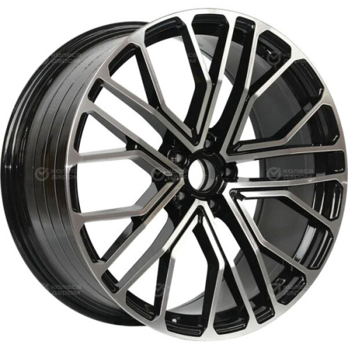 Колесный диск RST R2103FF 9.5xR21 5x112 ET31 DIA66.6 глянцевый черный с полированной лицевой частью