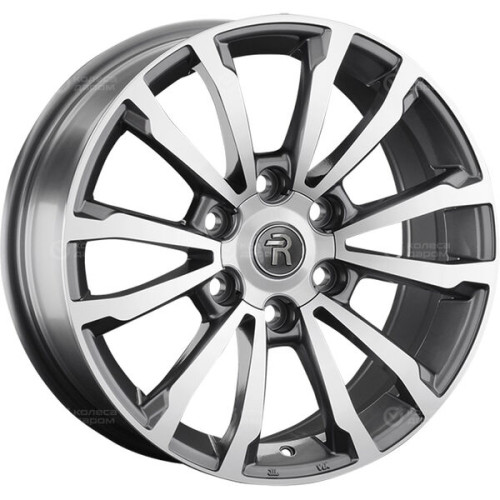 Колесный диск Replay TY263 7.5xR18 6x139.7 ET25 DIA106.1 насыщенный темно-серый полностью полированный