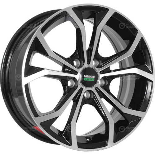 Колесный диск Megami MGM-33 6.5xR15 5x100 ET40 DIA60.1 черный полностью полированный