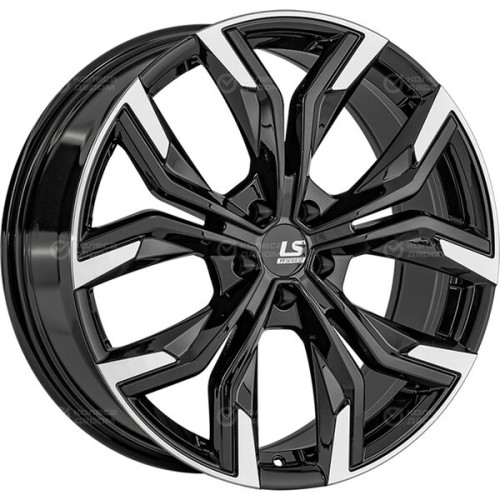 Колесный диск LS FlowForming LS RC92 8xR20 5x108 ET38 DIA65.1 черный полностью полированный