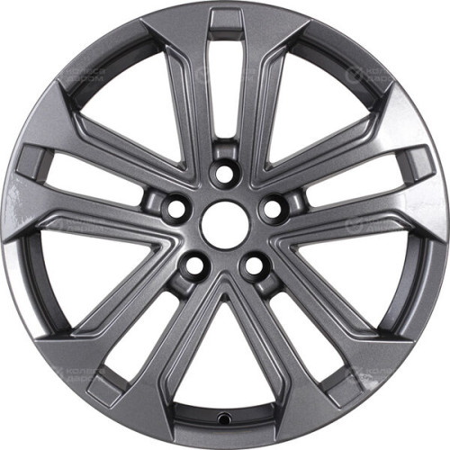 Колесный диск KHOMEN KHW1803 (ZV18_Kodiaq/Tiguan) 7xR18 5x112 ET43 DIA57.1 насыщенный темно-серый