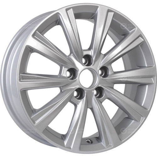 Колесный диск KDW KD1548 (15_Polo) 6xR15 5x100 ET38 DIA57.1 серебристый