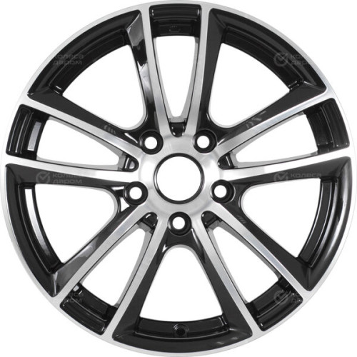 Колесный диск X-trike X116М 6.5xR16 5x114.3 ET45 DIA60.1 черный глянцевый с полированной лицевой поверхностью