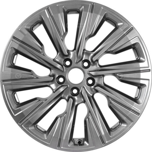 Колесный диск КиК Галего 7.5xR19 5x108 ET49 DIA63.35 темно-серебристый