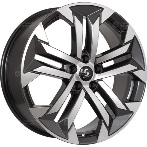 Колесный диск СКАД Premium Series КР015 (19_EXEED TXL/VX) 7.5xR19 5x108 ET36 DIA65.1 глянцевый темно-серый полностью полированный