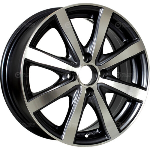 Колесный диск Replay FD127 6.5xR16 4x108 ET37.5 DIA63.3 черный глянцевый с полированной лицевой частью