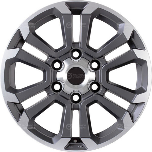 Колесный диск Replay TA3 7.5xR17 6x139.7 ET36 DIA100.1 насыщенный темно-серый полностью полированный