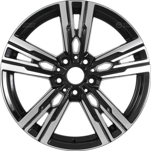 Колесный диск RST R228 8xR18 5x114.3 ET50 DIA60.1 глянцевый черный с полированной лицевой частью