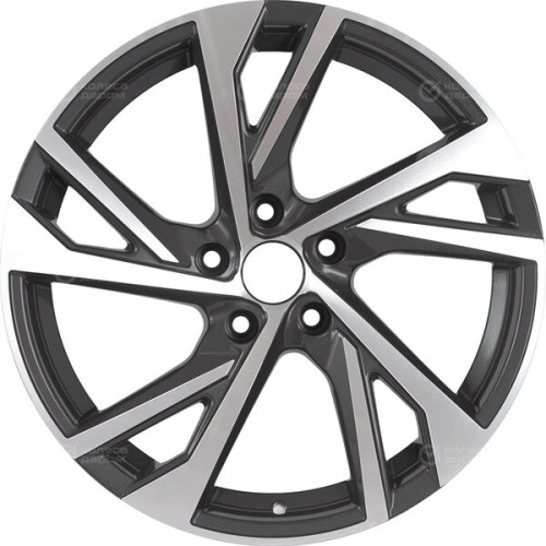 Колесный диск Replay TY382 8xR18 5x114.3 ET50 DIA60.1 темно-серый матовый ,частично полированный