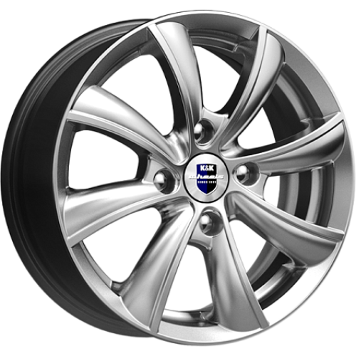 Легковой диск КиК Бриз 6x15 4x114,3 ET45 67,1 Дарк платинум