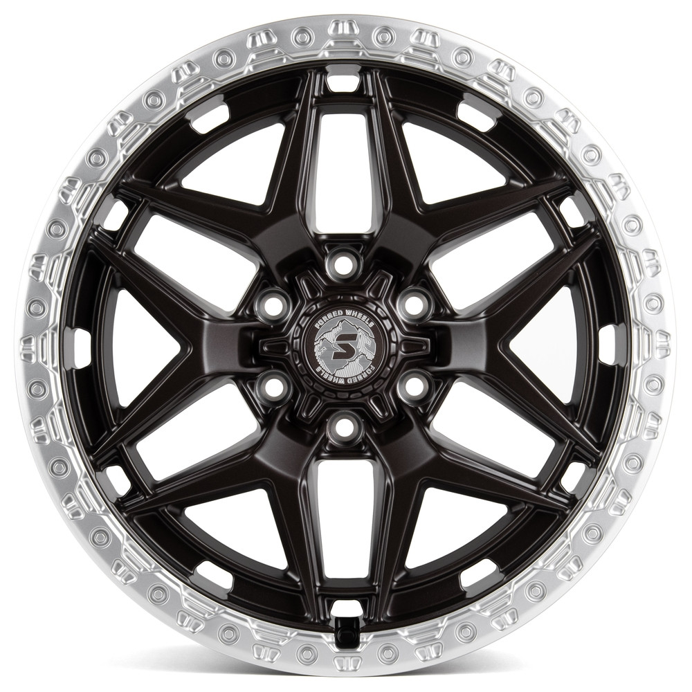 Легковой диск Skill Wheels SV631-SK333 9x20 6x139,7 ET28 106,1 Бронза матовая + полированный обод