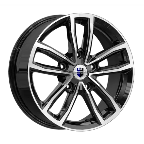 Легковой диск КиК Каланг 6,5x17 5x114,3 ET45 66,1 Алмаз черный