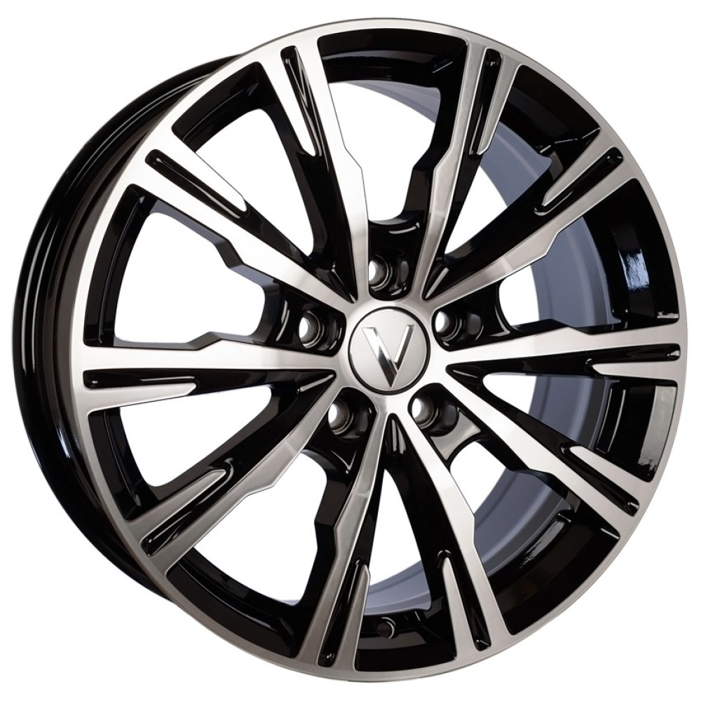 Легковой диск RepliKey B221 7,5x17 5x112 ET45 66,6 BK/FP