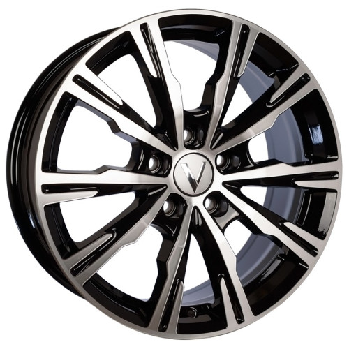 Легковой диск RepliKey B221 7,5x17 5x112 ET45 66,6 BK/FP