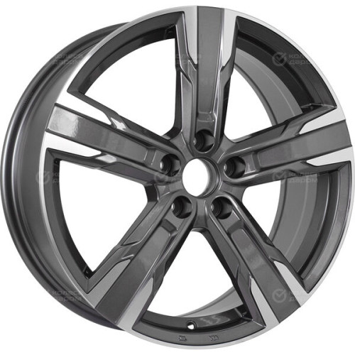 Колесный диск Replay GL31 7.5xR18 5x108 ET46 DIA63.3 насыщенный темно-серый полностью полированный