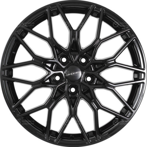Колесный диск KHOMEN KHW1813 (Chery Tiggo 7 (Pro/Pro Max) 7xR18 5x108 ET33 DIA60.1 (уценка) черный глянцевый