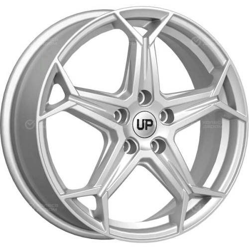 Колесный диск WUP Up118 6.5xR18 5x108 ET52 DIA60.1 глянцевый серебристый