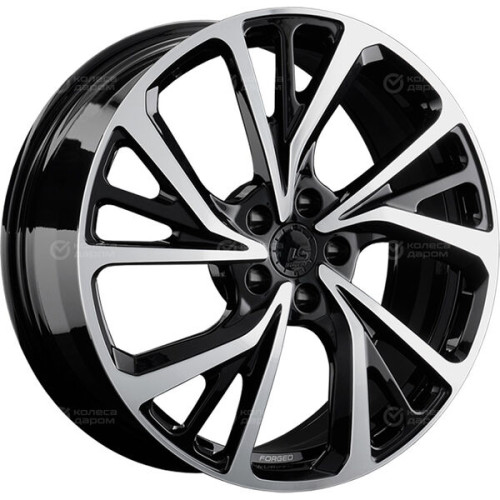 Колесный диск LS Forged LS FG22 7.5xR19 5x108 ET38 DIA65.1 черный полностью полированный