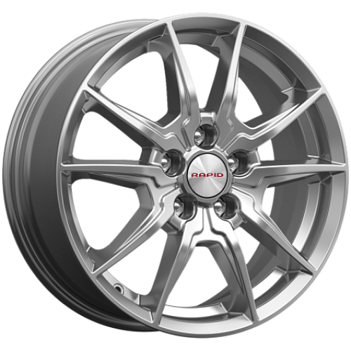 Легковой диск КиК Адамар (КС886) 6,5x16 5x105 ET38 56,6 Дарк платинум