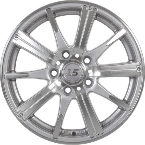 Колесный диск LS LS 209 6xR15 4x100 ET45 DIA73.1 серебристый полированный
