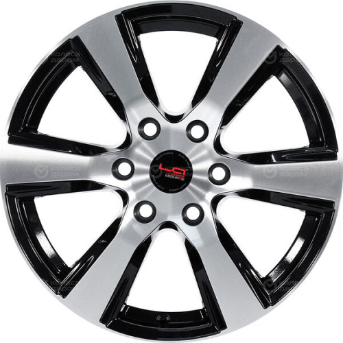 Колесный диск LegeArtis CT Concept TY570 7.5xR18 6x139.7 ET25 DIA106.1 чёрный полностью полированный