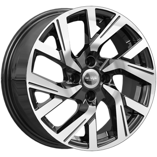 Легковой диск КиК КС1030 6x15 4x98 ET35 58,5 Алмаз черный