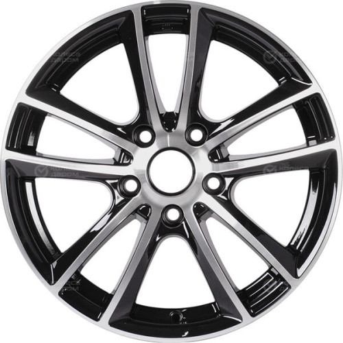 Колесный диск X-trike X116 6.5xR16 5x114.3 ET35 DIA67.1 глянцевый черный с полированной лицевой частью