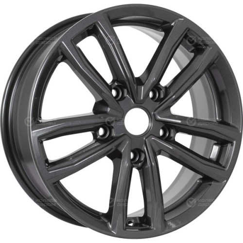Колесный диск КиК Каланг 6.5xR17 5x114.3 ET45 DIA54.1 насыщенный темно-серый полностью полированный