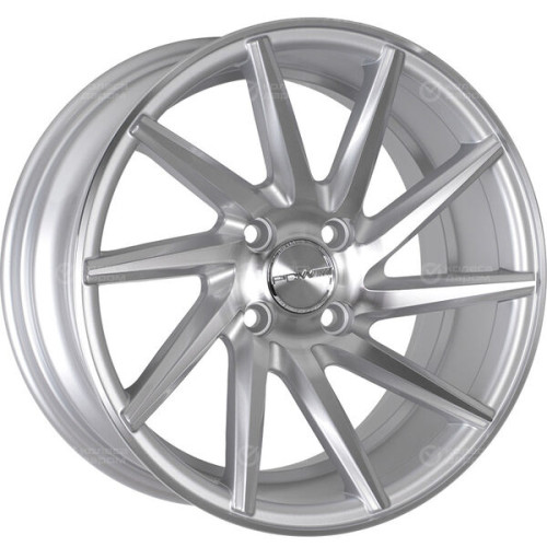 Колесный диск PDW 1022Right 7xR15 4x100 ET30 DIA60.1 серебристый, полированные спицы и обод