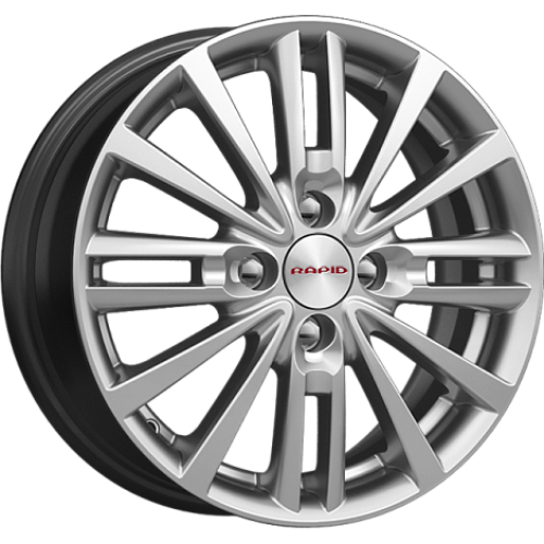 Легковой диск КиК Модена 6x15 4x100 ET48 54,1 Сильвер