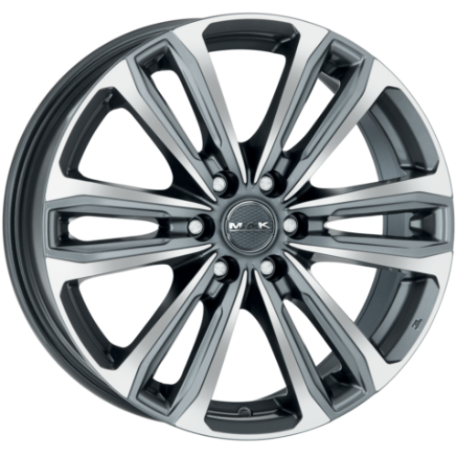 Легковой диск MAK Safari 7,5x17 6x139,7 ET50 93,1 Gun Metal Mirror Face