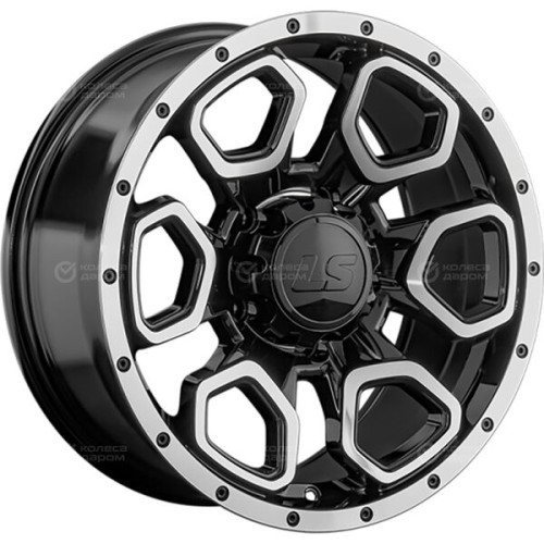 Колесный диск LS LS 1345 9xR18 5x150 ET30 DIA110.1 черный полностью полированный