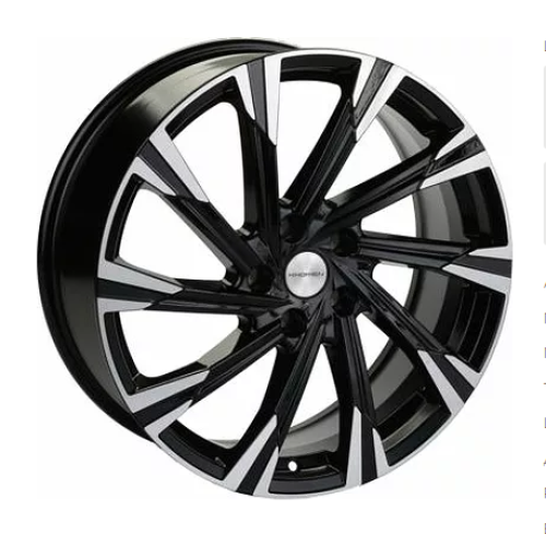 Легковой диск Khomen Wheels KHW1901 7,5x19 5x114,3 ET40 60,1 Black-FP