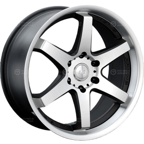 Колесный диск LS LS 164 9xR20 6x139.7 ET25 DIA106.1 черный матовый полностью полированный