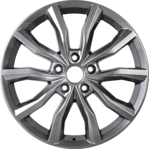 Колесный диск КиК Портер 7.5xR18 5x112 ET35 DIA66.6 темно-серебристый
