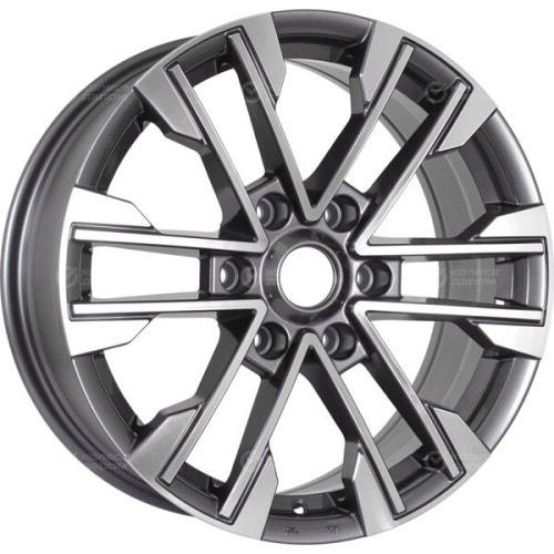 Колесный диск Replay TY310 7.5xR17 6x139.7 ET25 DIA106.1 насыщенный темно-серый полностью полированный