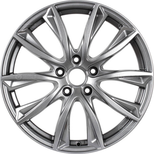Колесный диск iFree Каzантип 7.5xR18 5x108 ET35 DIA67.1 насыщенный тёмно-серебристый